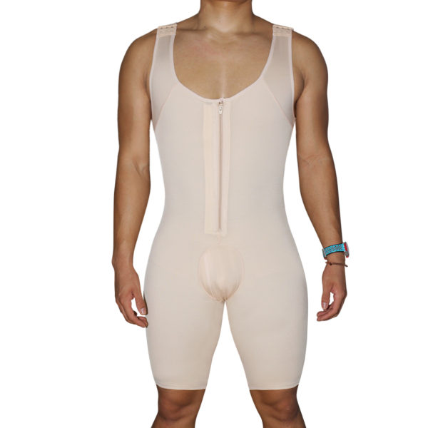 Sculpted Menswear - White Body Shaper Front